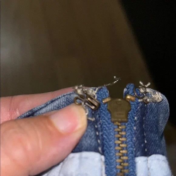 Free People Denim Mini Skirt Size 6 EUC - Picture 4 of 9